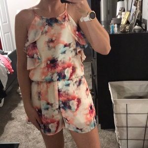Tie dye romper